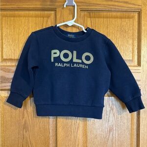 Polo Ralph Lauren Toddler 2T Navy Blue Crewneck Sweatshirt